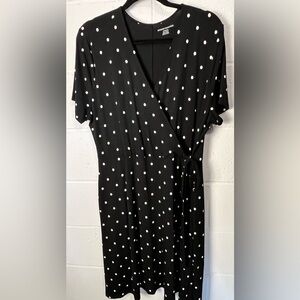Amazon Essentials Black Dress with White Dots